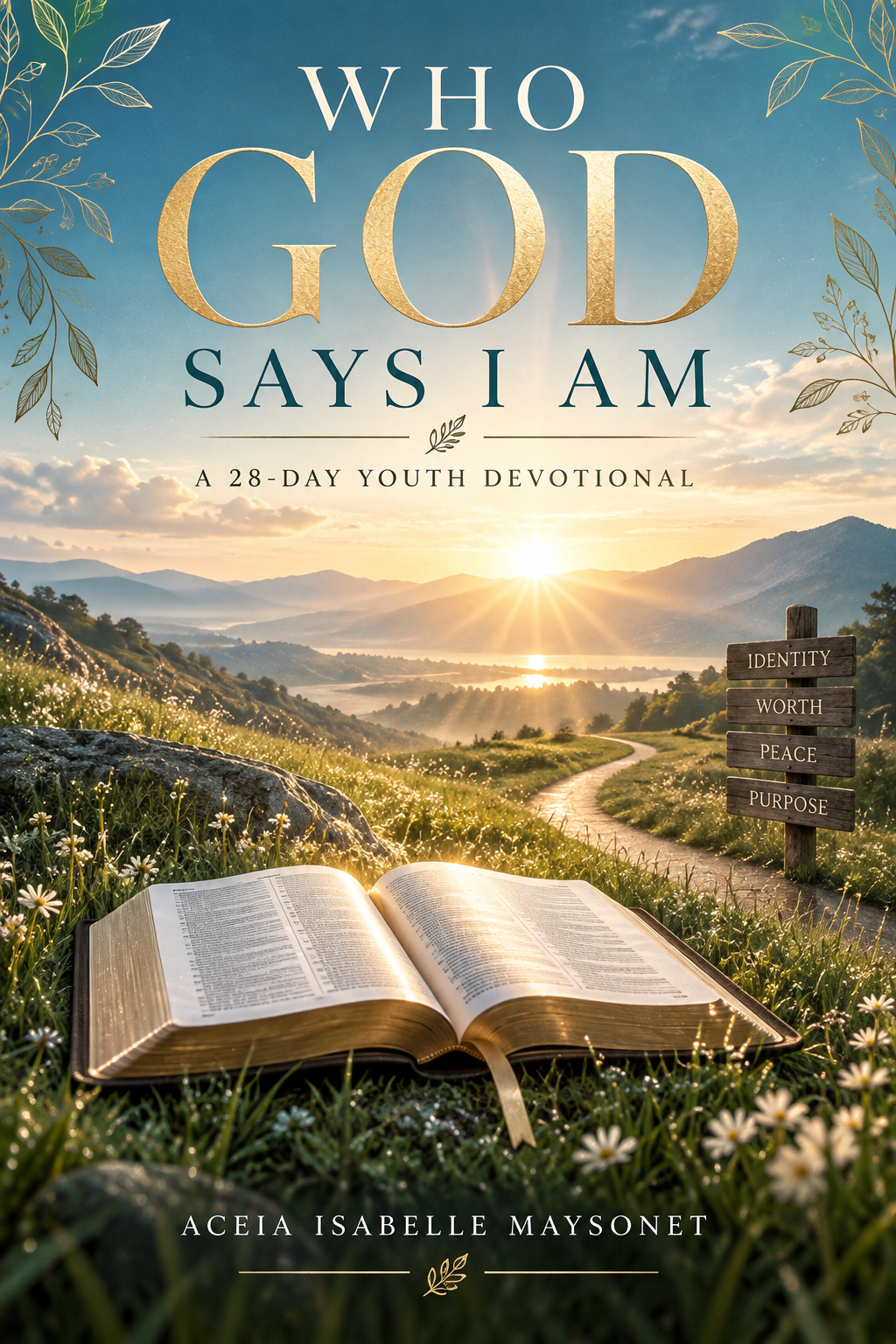Who God Says I Am youth devotional book cover